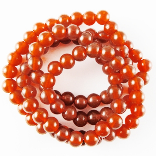 Glass Mala Beads 8mm Round