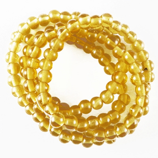 Glass Mala Beads 6mm Round