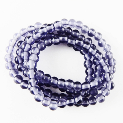 Glass Mala Beads 6mm Round