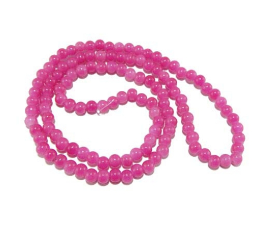 Glass Mala Beads 6mm Round