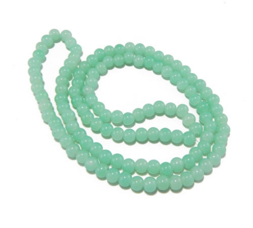 Glass Mala Beads 6mm Round