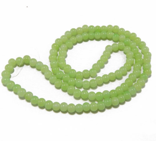 Glass Mala Beads 6mm Round