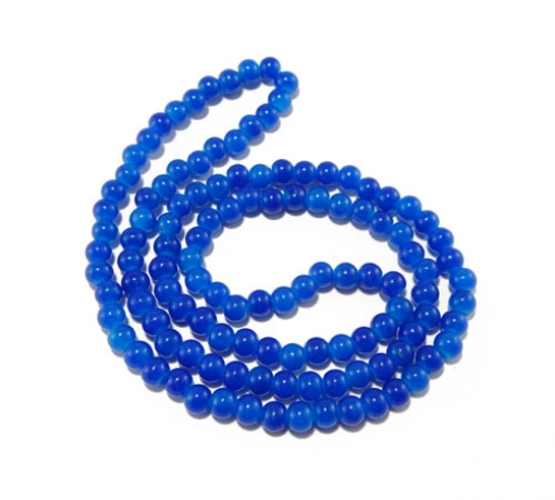 Glass Mala Beads 6mm Round