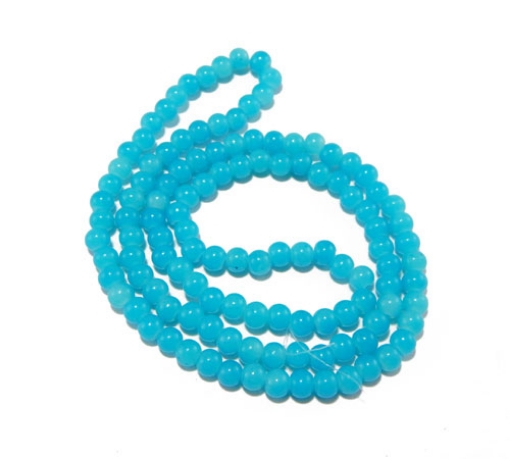 Glass Mala Beads 6mm Round