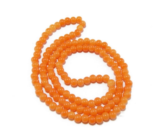 Glass Mala Beads 6mm Round