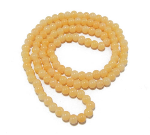 Glass Mala Beads 6mm Round