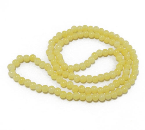 Glass Mala Beads 6mm Round