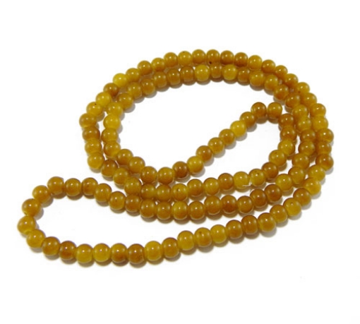 Glass Mala Beads 6mm Round