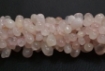 Rose Quartz side drilled drop beads