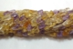 Ametrine triangle beads