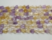 Ametrine triangle beads