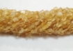 Citrine triangle beads