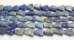 Lapis triangle beads