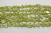 Peridot triangle beads