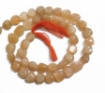 Peach Moonstone Heart Beads