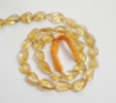 Citrine Pears Beads