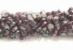 Garnet side drilled Pears Beads