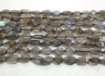 Garnet side drilled Pears Beads