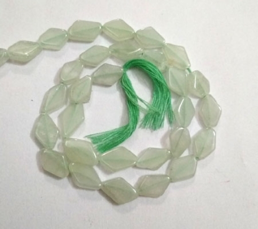 Green Aventurine (Angoori) Diamond Beads