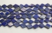 Lapis Lazuli Diamond Beads