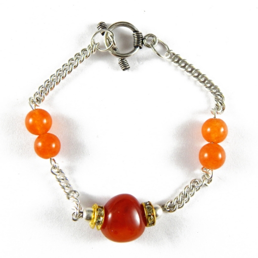 Carnelian Tumble Bracelet