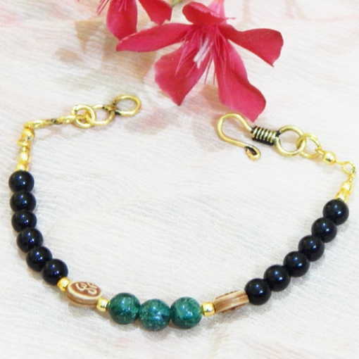 Gem stone Hakik & Green Aventurine Bracelet