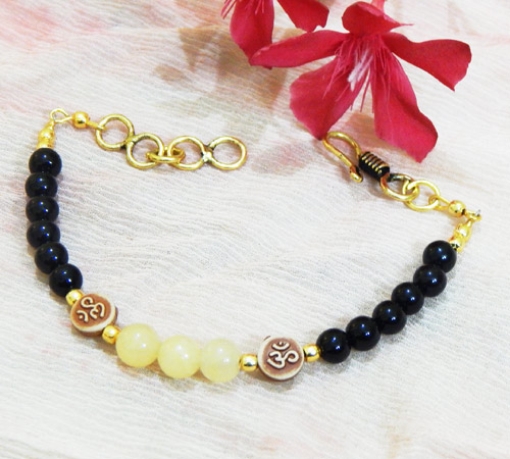 Hakik & Yellow Aventurine Beads Bracelet