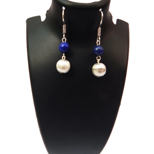 Lapis Lazuli Beads Earrings