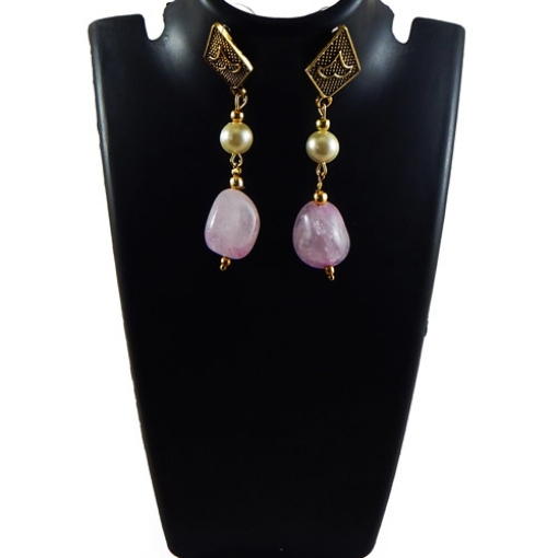 Rose Quartz Earrings