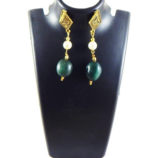 Aventurine Green Earrings