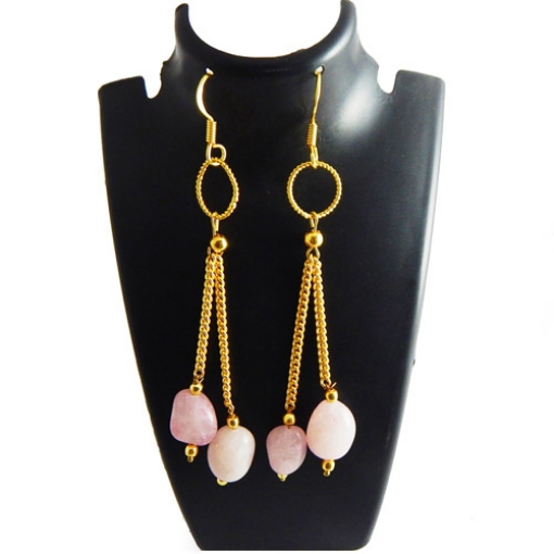 Rose Quartz Earrings