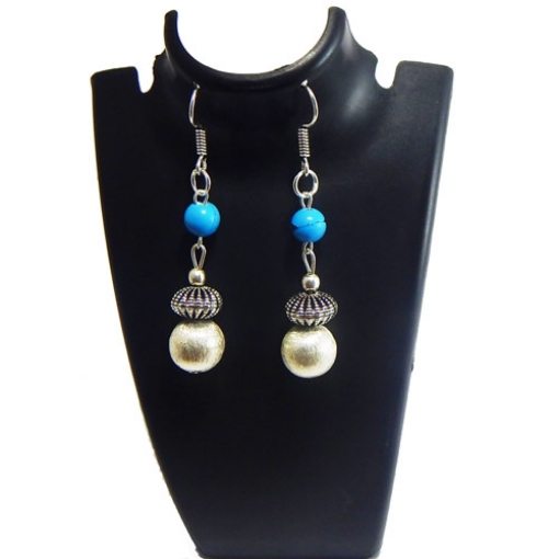 Turquoise Beads Earrings