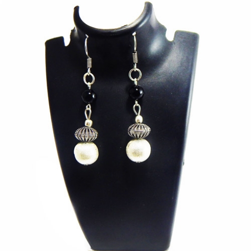 Black Stone Earrings