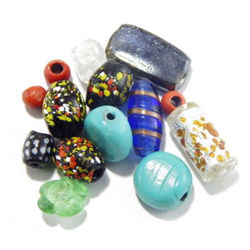  Big Hole Glass Beads, Free and Fast Shipping