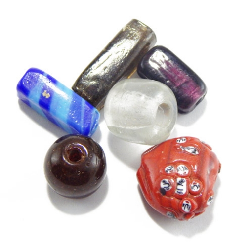  Big Hole Glass Beads, Free and Fast Shipping