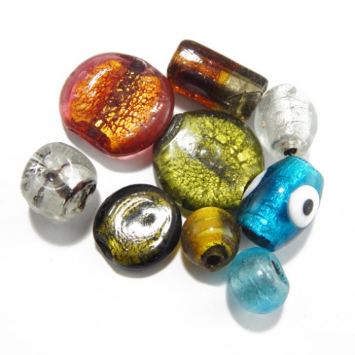  Big Hole Glass Beads, Free and Fast Shipping