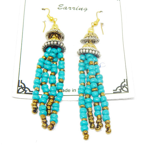 Glass Beads Fashion Earrings. Wholesale Earrings Store. Bulk Jewelry
