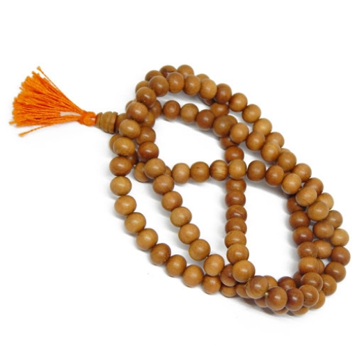 White Sandalwood Mala 7mm