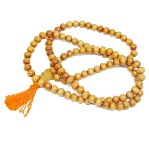 White Sandalwood Mala 6mm