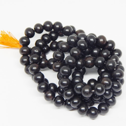 Ebony Wood Mala 10mm